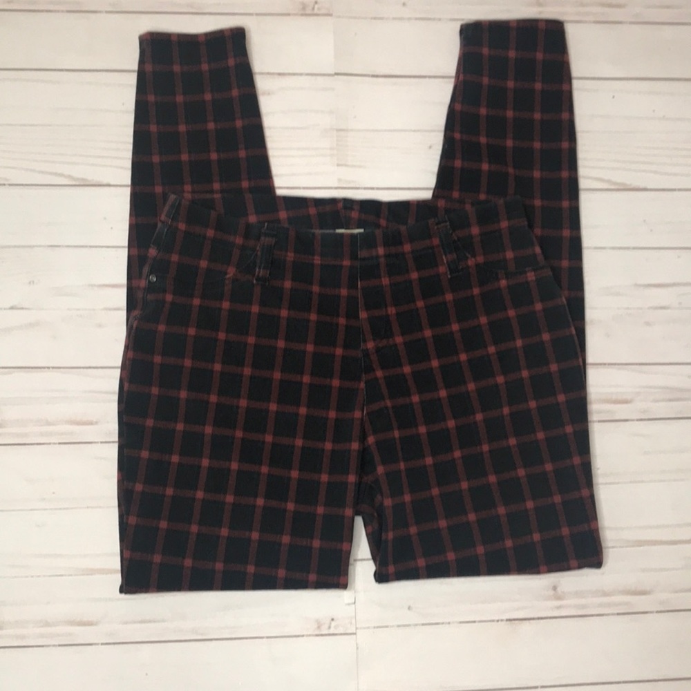 Plaid leggings/pants
